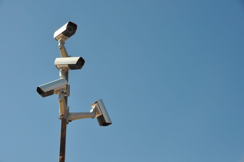 surveillance camera, mast, video surveillance-3137102.jpg